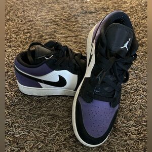 Jordan 1 low “purple court” shoes NO BOX